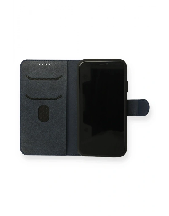 Newface iPhone 13 Mini Kılıf Trend S Plus Kapaklı Kılıf - Lacivert