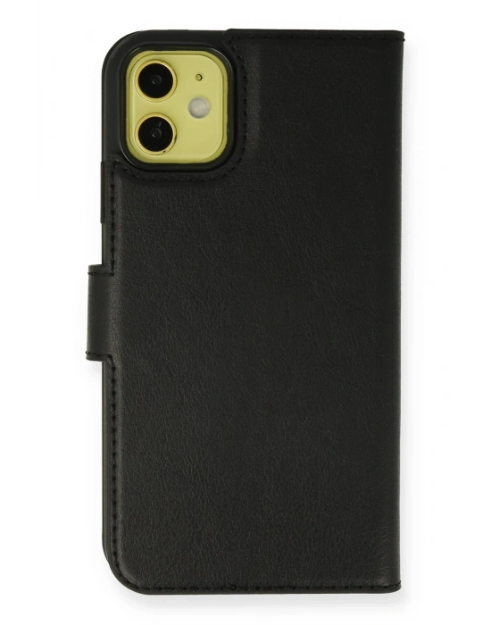 Newface iPhone 13 Mini Kılıf Trend S Plus Kapaklı Kılıf - Siyah