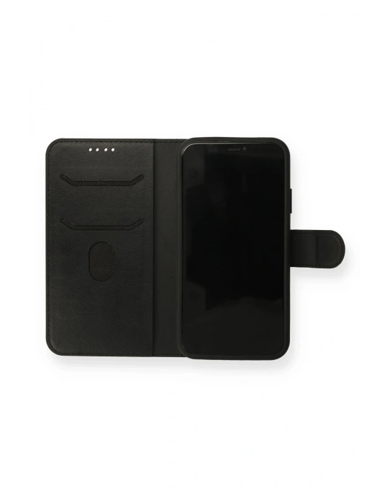 Newface iPhone 13 Mini Kılıf Trend S Plus Kapaklı Kılıf - Siyah