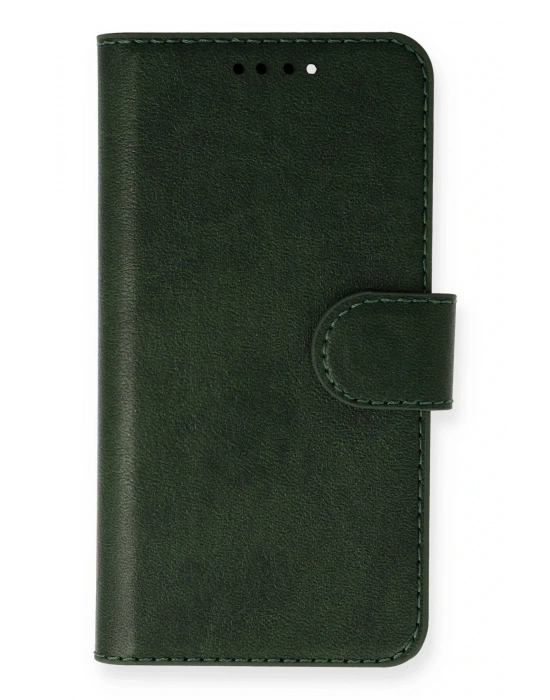 Newface iPhone 13 Mini Kılıf Trend S Plus Kapaklı Kılıf - Yeşil