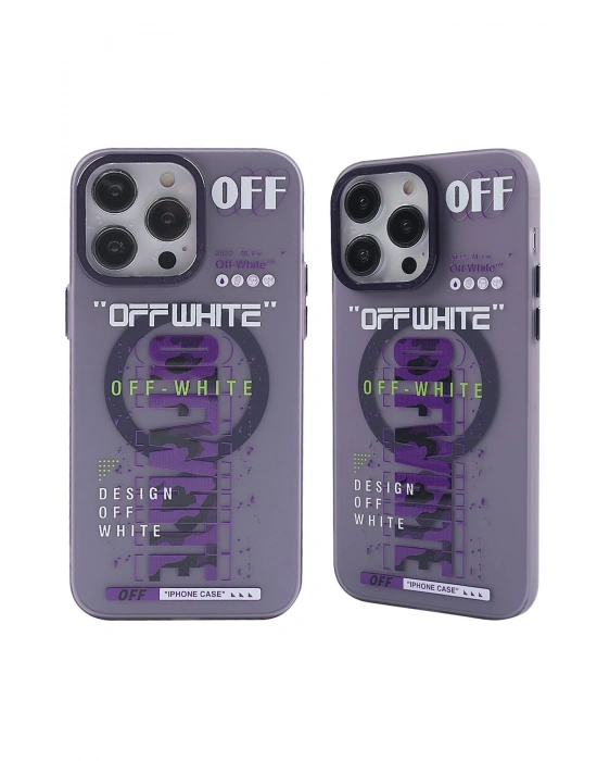 Newface iPhone 13 Pro Kılıf Apollo Magneticsafe Desenli Kapak - Apollo Mor - 3