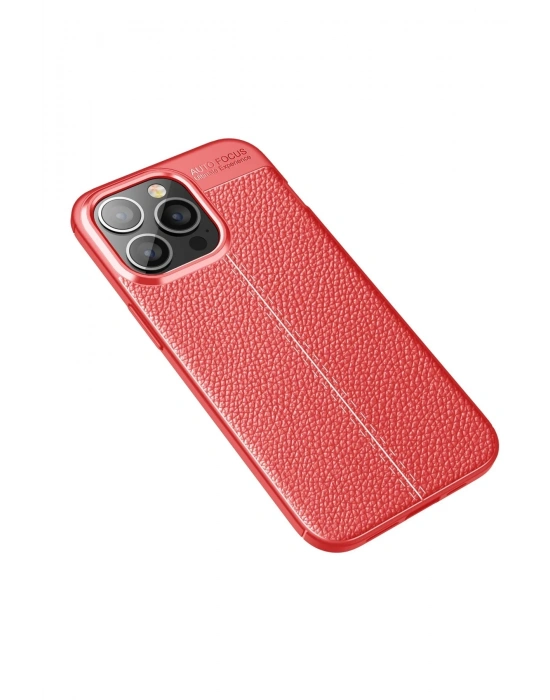 Newface iPhone 13 Pro Kılıf Auto Focus Kapak - Kırmızı