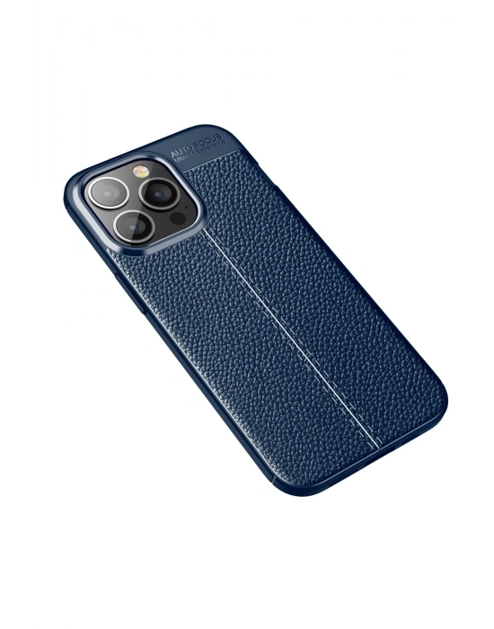 Newface iPhone 13 Pro Kılıf Auto Focus Kapak - Lacivert