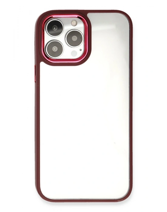 Newface iPhone 13 Pro Kılıf Dora Kapak - Kırmızı