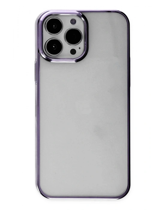 Newface iPhone 13 Pro Kılıf Element Silikon - Mor