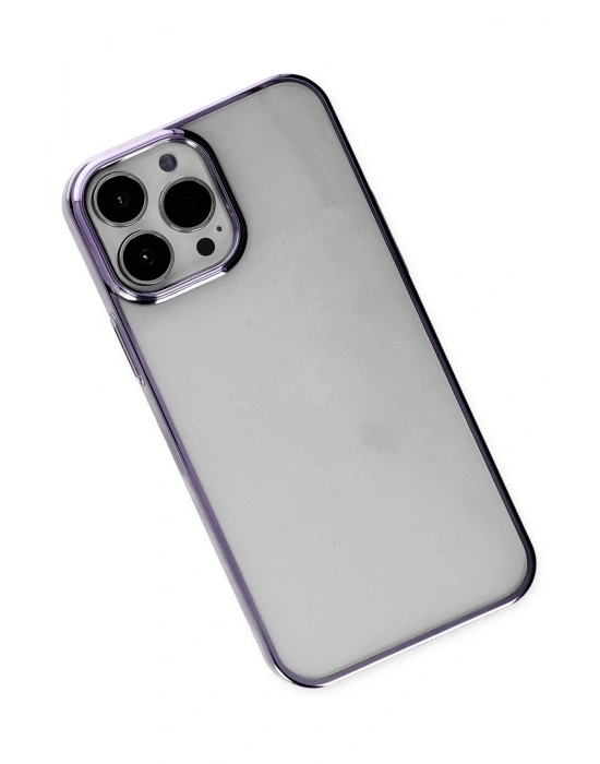 Newface iPhone 13 Pro Kılıf Element Silikon - Mor