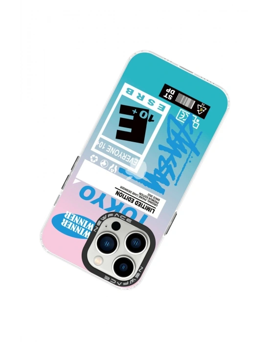 Newface iPhone 13 Pro Kılıf Estoril Desenli Kapak - Estoril - 1