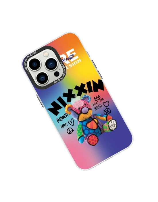 Newface iPhone 13 Pro Kılıf Estoril Desenli Kapak - Estoril - 11