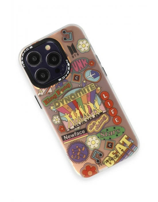 Newface iPhone 13 Pro Kılıf Estoril Desenli Kapak - Estoril - 14