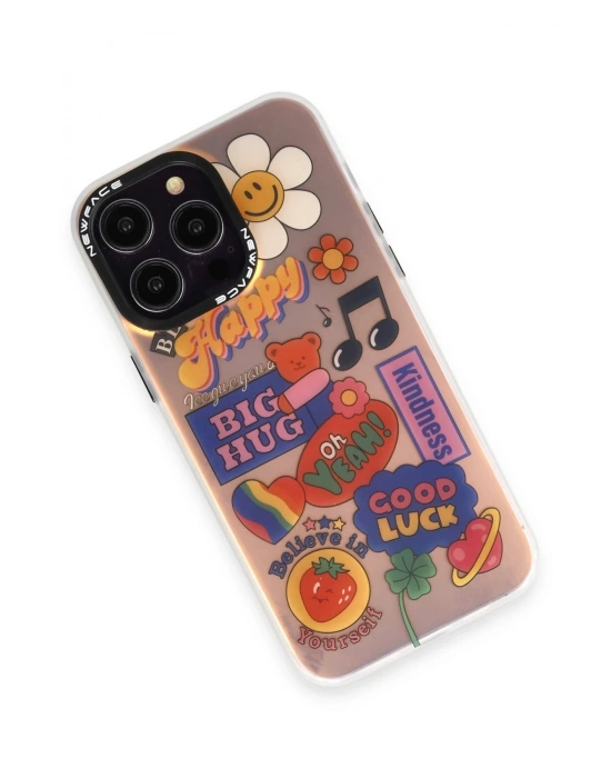 Newface iPhone 13 Pro Kılıf Estoril Desenli Kapak - Estoril - 15