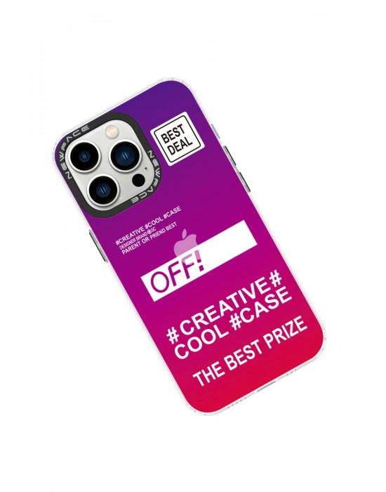 Newface iPhone 13 Pro Kılıf Estoril Desenli Kapak - Estoril - 9