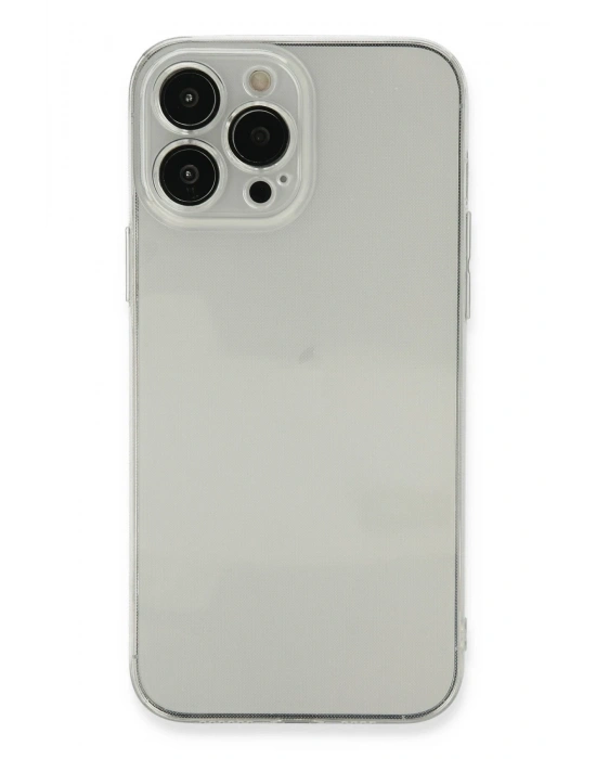 Newface iPhone 13 Pro Kılıf Fly Lens Silikon - Şeffaf