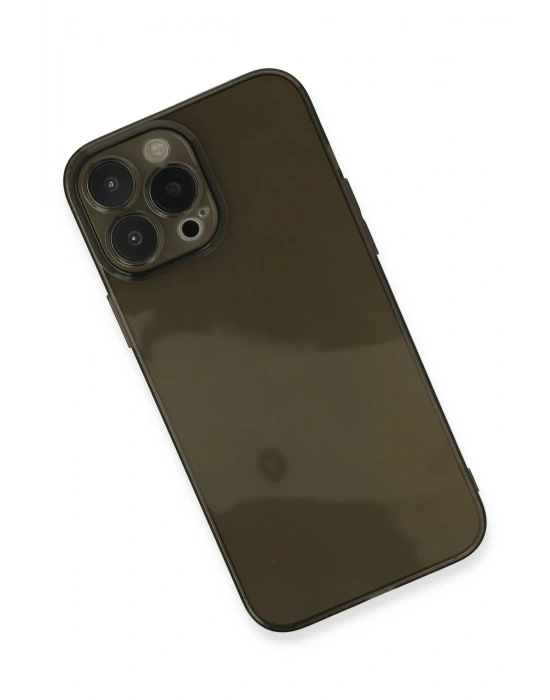 Newface iPhone 13 Pro Kılıf Fly Lens Silikon - Siyah