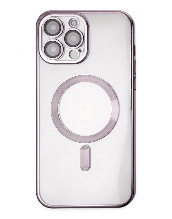 Newface iPhone 13 Pro Kılıf Kross Magneticsafe Kapak - Mor