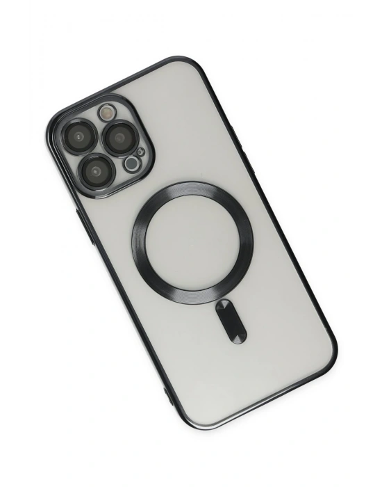 Newface iPhone 13 Pro Kılıf Kross Magneticsafe Kapak - Siyah