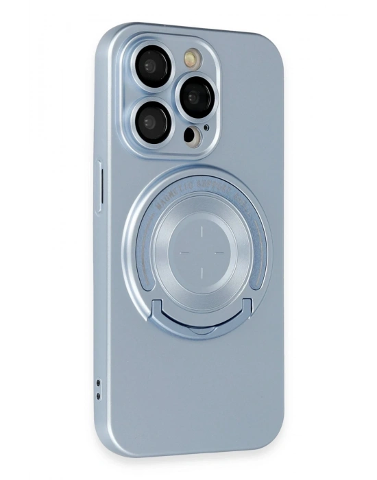 Newface iPhone 13 Pro Kılıf Lukka Magneticsafe Kapak - Sierra Blue