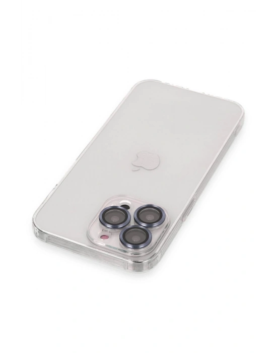 Newface iPhone 13 Pro Kılıf Luko Lens Silikon - Sierra Blue