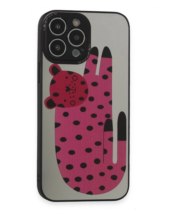 Newface iPhone 13 Pro Kılıf Mirror Desenli Kapak - Mirror - 12