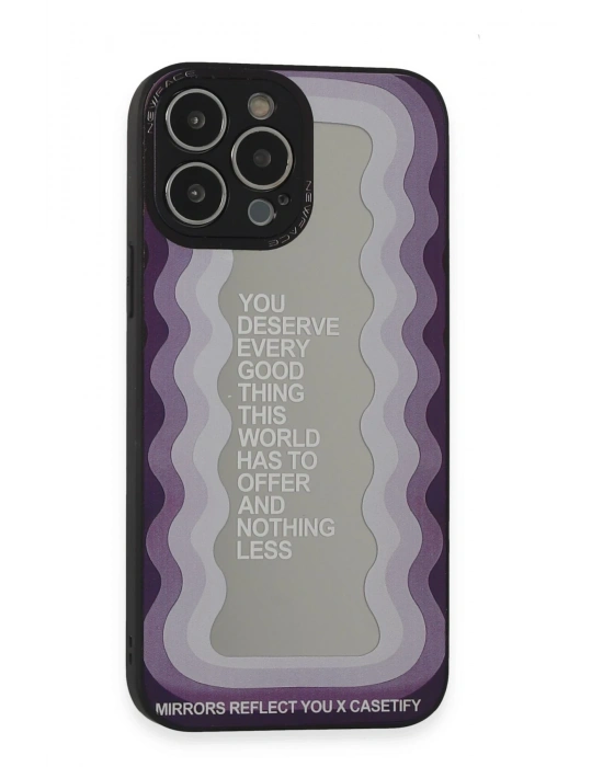 Newface iPhone 13 Pro Kılıf Mirror Desenli Kapak - Mirror - 5