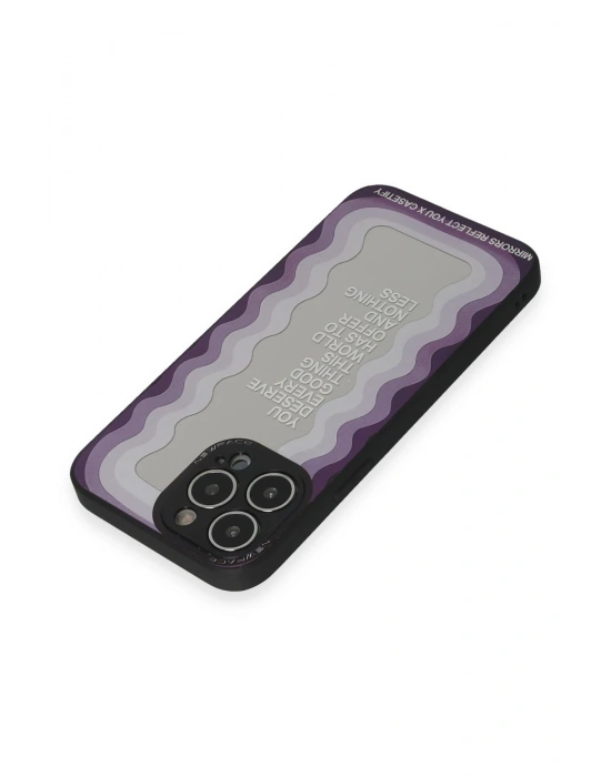 Newface iPhone 13 Pro Kılıf Mirror Desenli Kapak - Mirror - 5