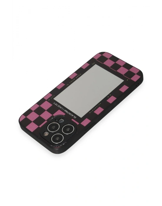 Newface iPhone 13 Pro Kılıf Mirror Desenli Kapak - Mirror - 8