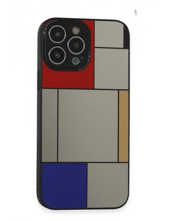 Newface iPhone 13 Pro Kılıf Mirror Desenli Kapak - Mirror - 9