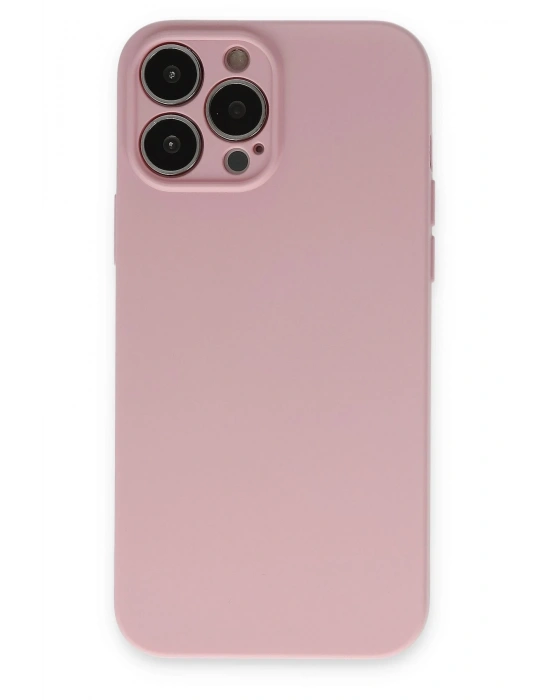 Newface iPhone 13 Pro Kılıf Nano içi Kadife Silikon - Pembe