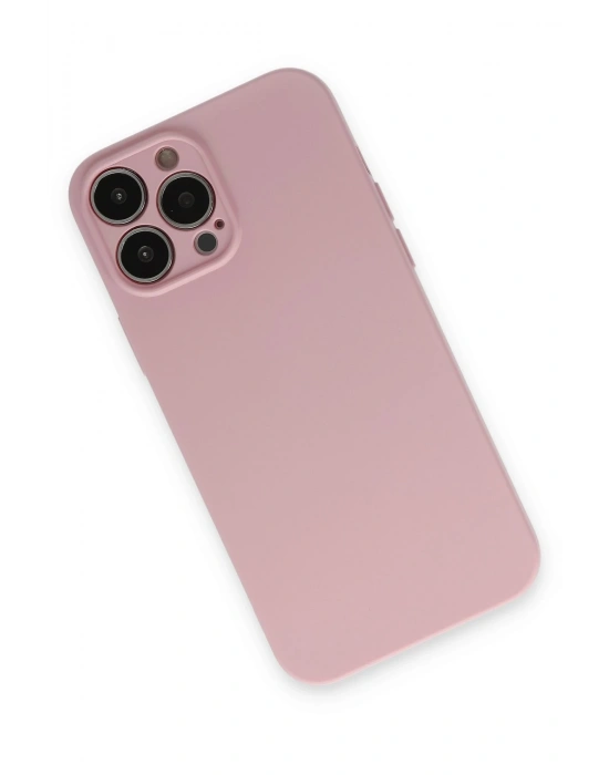 Newface iPhone 13 Pro Kılıf Nano içi Kadife Silikon - Pembe