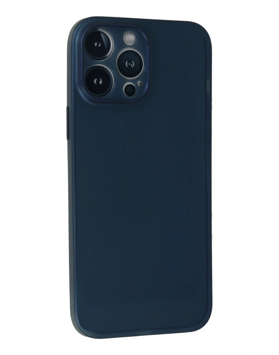 Newface iPhone 13 Pro Kılıf PP Ultra İnce Kapak - Mavi