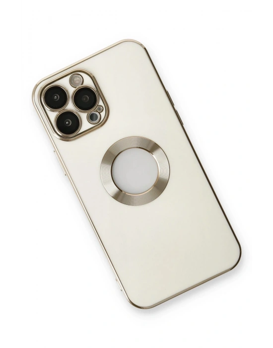 Newface iPhone 13 Pro Kılıf Store Silikon - Beyaz