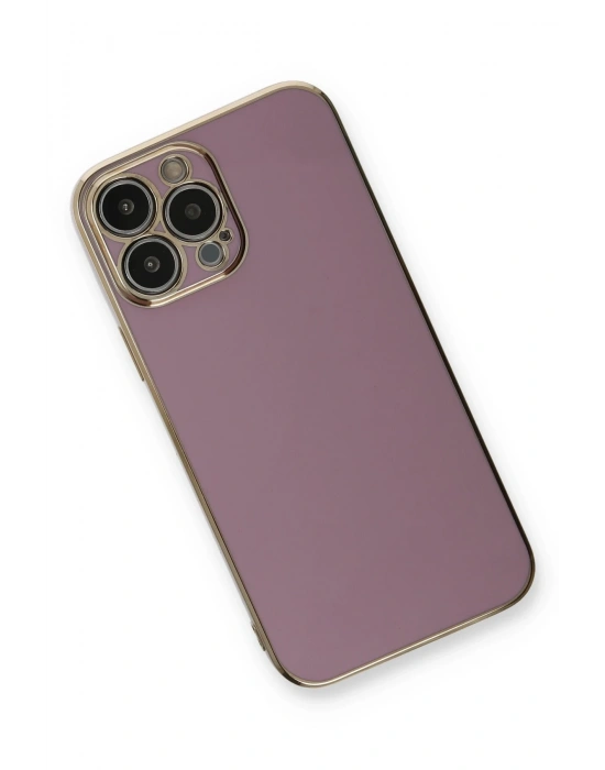 Newface iPhone 13 Pro Kılıf Volet Silikon - Mor