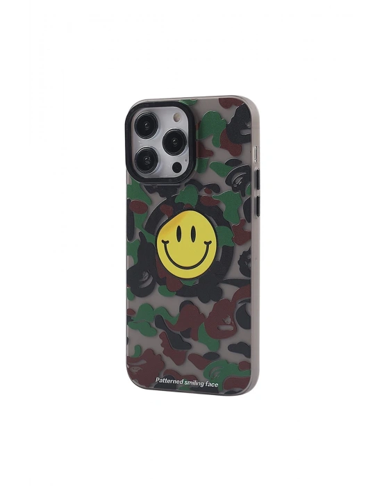 Newface iPhone 13 Pro Max Kılıf Apollo Magneticsafe Desenli Kapak - Apollo Siyah - 4
