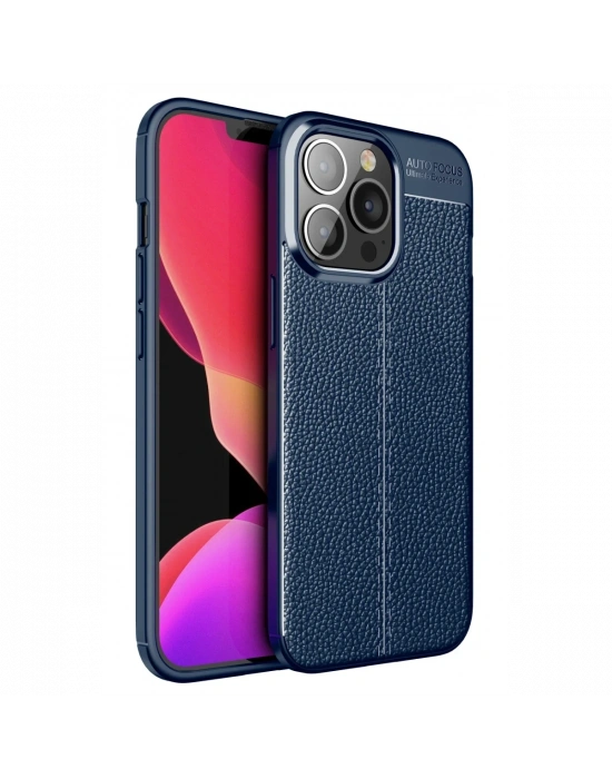 Newface iPhone 13 Pro Max Kılıf Auto Focus Kapak - Lacivert