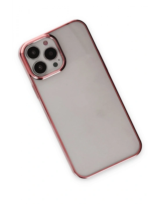 Newface iPhone 13 Pro Max Kılıf Element Silikon - Pembe