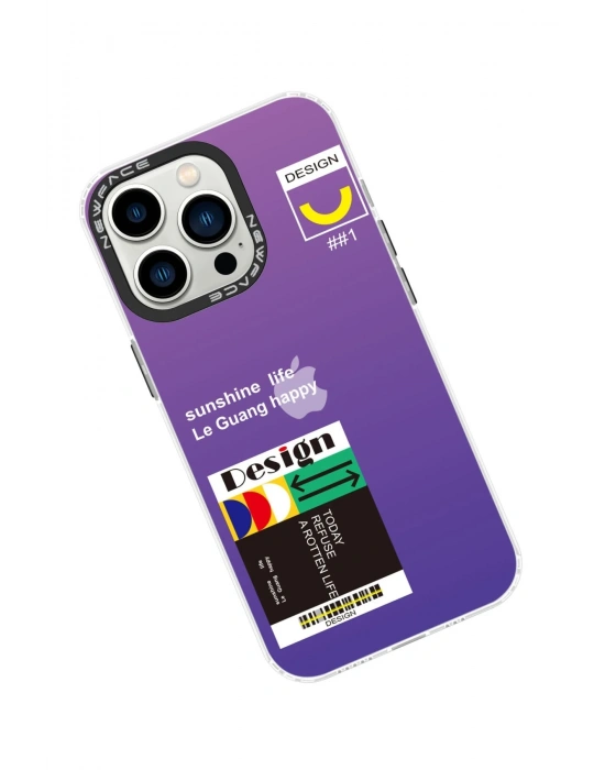 Newface iPhone 13 Pro Max Kılıf Estoril Desenli Kapak - Estoril - 4