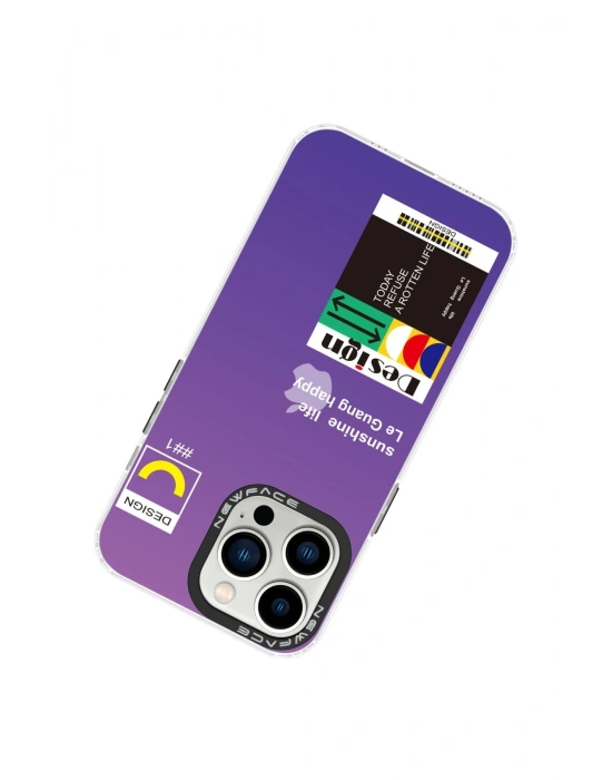 Newface iPhone 13 Pro Max Kılıf Estoril Desenli Kapak - Estoril - 4