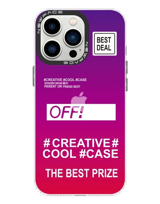 Newface iPhone 13 Pro Max Kılıf Estoril Desenli Kapak - Estoril - 9