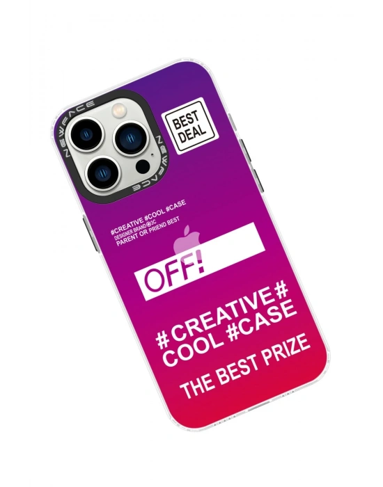 Newface iPhone 13 Pro Max Kılıf Estoril Desenli Kapak - Estoril - 9