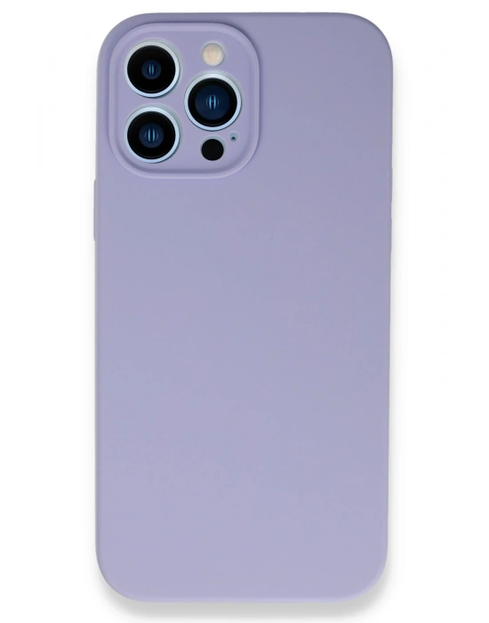 Newface iPhone 13 Pro Max Kılıf Lansman Legant Silikon - Lila