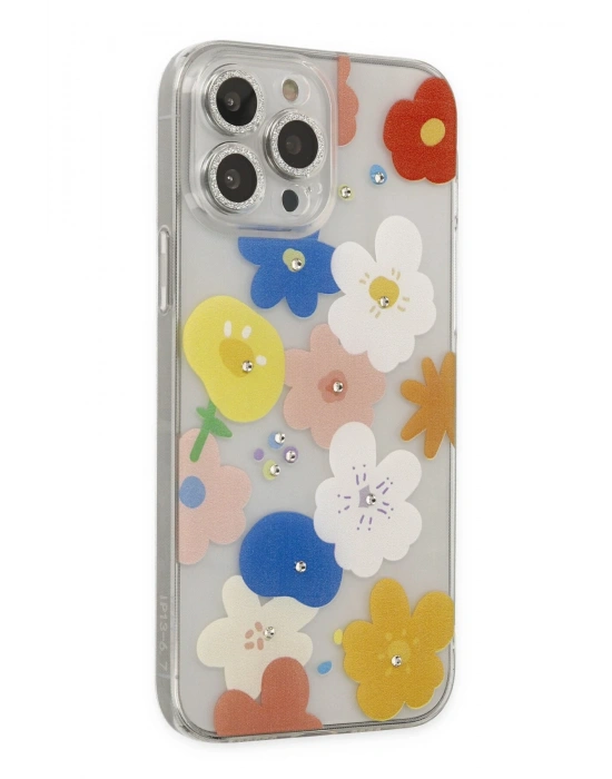 Newface iPhone 13 Pro Max Kılıf Lucky Silikon - Lucky 8