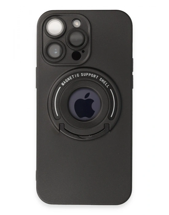 Newface iPhone 13 Pro Max Kılıf Lukka Magneticsafe Kapak - Siyah