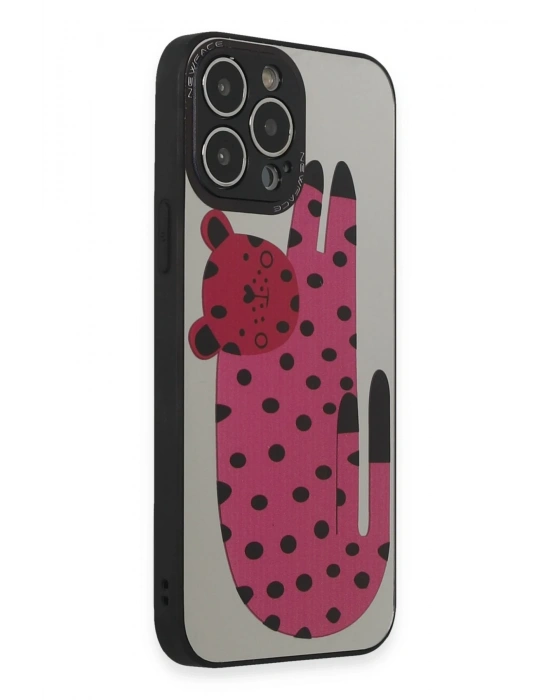 Newface iPhone 13 Pro Max Kılıf Mirror Desenli Kapak - Mirror - 12