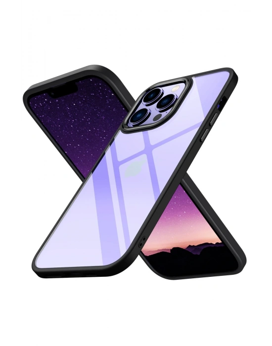 Newface iPhone 13 Pro Max Kılıf Power Silikon - Siyah