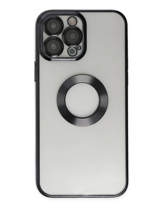 Newface iPhone 13 Pro Max Kılıf Slot Silikon - Siyah