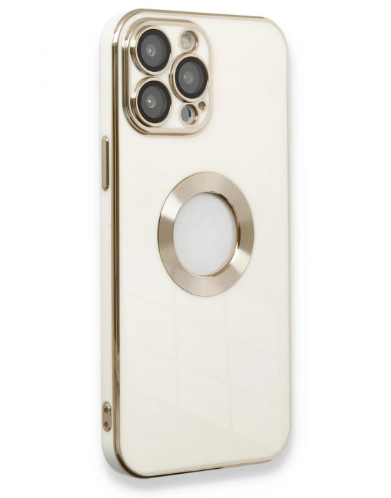 Newface iPhone 13 Pro Max Kılıf Store Silikon - Beyaz