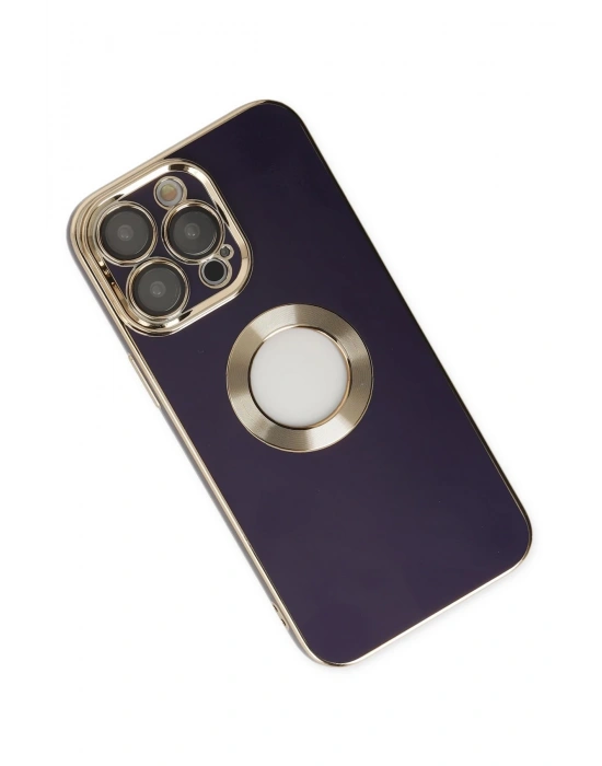 Newface iPhone 13 Pro Max Kılıf Store Silikon - Derin Mor