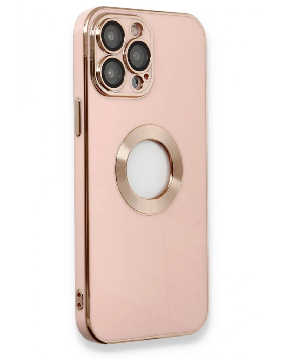 Newface iPhone 13 Pro Max Kılıf Store Silikon - Pembe