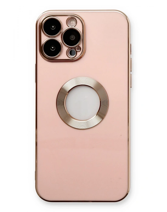 Newface iPhone 13 Pro Max Kılıf Store Silikon - Pembe