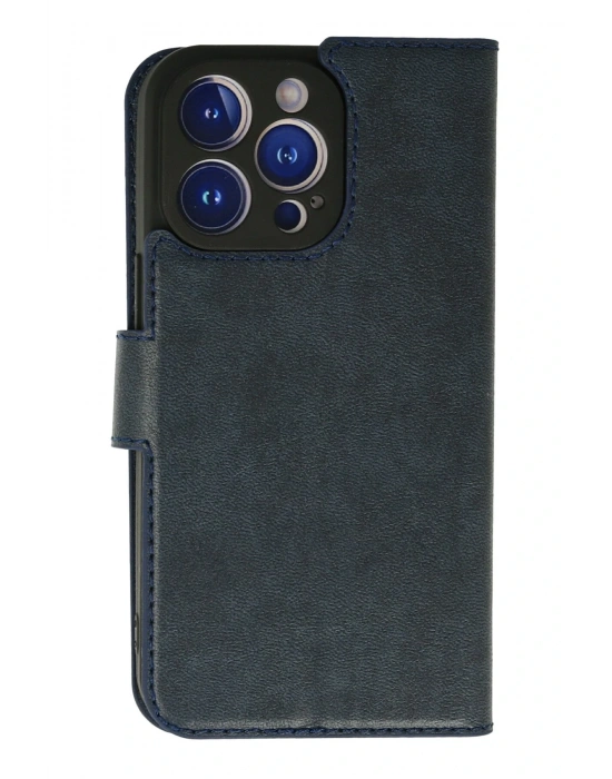 Newface iPhone 13 Pro Max Kılıf Trend S Plus Kapaklı Kılıf - Lacivert