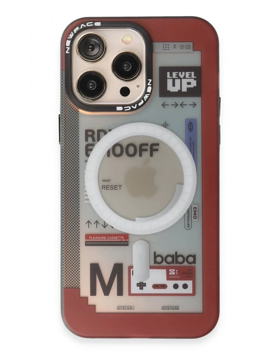 Newface iPhone 13 Pro Max Kılıf Venüs Magneticsafe Desenli Kapak - Venüs - 11